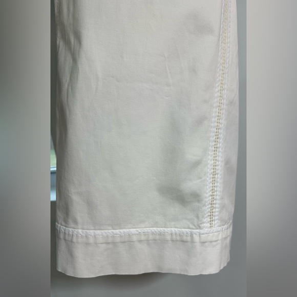 Louis Vuitton White Cotton Silk Lined Skirt FR 38 (US 6) - Picture 7 of 14